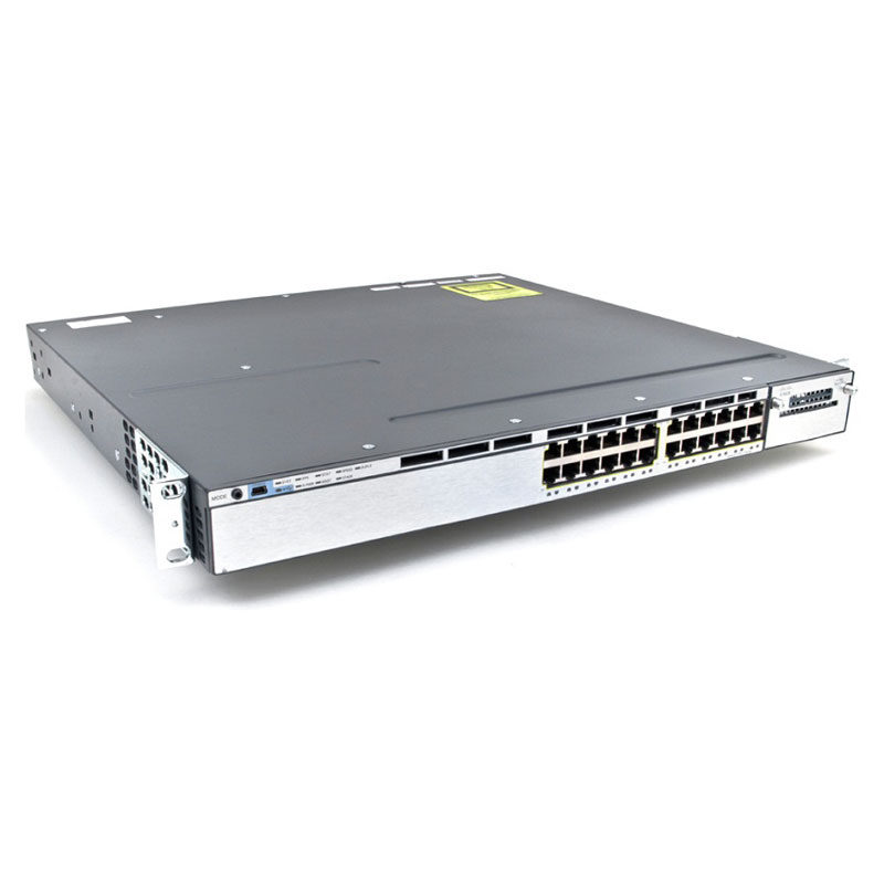 思科(cisco) ws-c3750x-24t-s 24口千兆可堆叠三层交换机