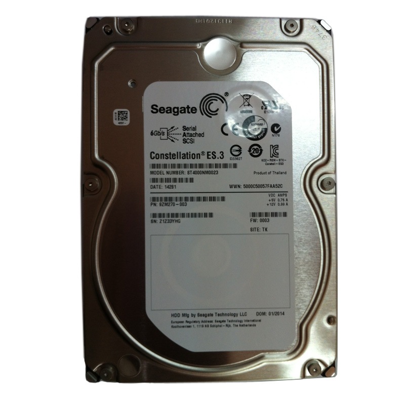 希捷(seagate)4tb 7200转128m sas 企业级硬盘(st4000nm0023)