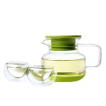 花色(stylor) STH-0295 6杯水mini tea 玻过滤茶壶 双层玻璃杯子水壶水