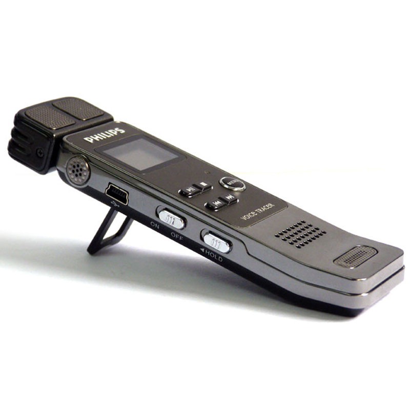 飞利浦(philips)vtr7000 4gb 40米远距离无线 录音笔 锖色 小型数码