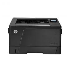 惠普（HP）LaserJet Pro M706n A3黑白激光打印机 有线网络打印 35页/分钟 手动双面打印 适用耗材CZ192A 一年保修