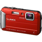 松下（Panasonic）Lumix DMC-TS30 数码相机/运动相机 红色（防水 防尘 防摔)