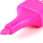齐心（COMIX）HP908 持久醒目荧光笔 10支装 粉红色