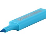 齐心（COMIX）HP908 持久醒目荧光笔 10支装 蓝色