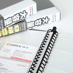 齐心（COMIX）SC600 大容量活页名片册 二段十格 600枚 黑色