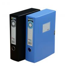 晨光（M&G）ADM94818 背宽档案盒75mm (黑/蓝)颜色随机