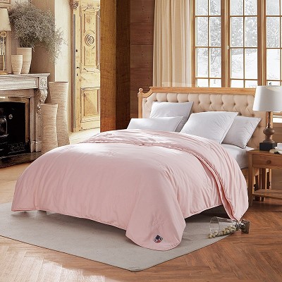 罗莱(lovo) 二合一桑蚕丝双人加大1米8床子母被 粉色