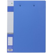 金得利（KINARY）AF605 A4文件夹双夹强力夹资料夹 蓝色