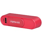 Funblue SLIDE小巧移动电源手机通用充电宝 红色