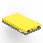 Funblue PIXEL聚合物移动电源大容量8000毫安超薄便携充电宝支持苹果三星等 柠檬黄 其他电源设备