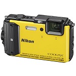 尼康（Nikon）COOLPIX AW130s 数码相机 黄色（30米防水防震防冻）
