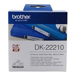 兄弟（Brother）DK-22210热敏打印机不干胶标签纸29mm*30.48m白底