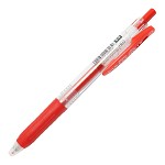斑马（ZEBRA）JJ15-R 按动彩色中性笔 水笔 签字笔 0.5mm 1支装 红色