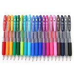 斑马（ZEBRA）JJ15-MZ 按动彩色中性笔 水笔 签字笔 0.5mm 1支装 品红色