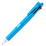 斑马（ZEBRA）B4SA1 多功能笔 四色圆珠笔+自动铅笔 1支装 天蓝色笔杆