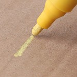 斑马（ZEBRA）MOP-200M 大漆油笔 修补笔 涂鸦笔 2.8mm 5支装 黄色