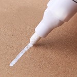 斑马（ZEBRA）MOP-200M 大漆油笔 修补笔 涂鸦笔 2.8mm 5支装 白色