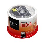 索尼（SONY）DVD-R 16速 4.7G 单片盒装 空白刻录盘 光盘 dvd刻录盘