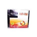 索尼（SONY）DVD-RW 2速 4.7G 可重复擦写 单片厚盒装 刻录盘 空白光盘