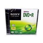 索尼（SONY）DVD+R  16速 刻录盘dvd光盘空白  单片盒装