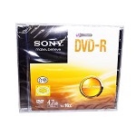 索尼（SONY）DVD-R 16速 4.7G 单片盒装 空白刻录盘 光盘dvd刻录