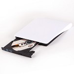 三鑫天威(STW) DVD刻录机外置光驱移动苹果笔记本通用外接光驱usb3.0 黑白色14毫米时尚薄款