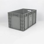 云峰 物流箱汽配零件箱 塑料周转箱 加厚收纳箱 灰色箱 EU欧洲标准工业