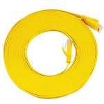山泽（SAMZHE)   SZ-605YL 超六类千兆超扁网线 黄色（镀金头） 5米（两条优惠装）