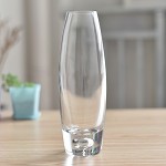 四叶草(SIYECAO) 简约圆筒 透明加厚玻璃花瓶 家居时尚装饰玻璃花插花器单个花瓶 清光