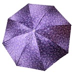 天堂伞 308T 花色丁高密聚酯防紫外线三折钢伞晴雨伞 藏青小花