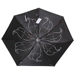 天堂伞 31020E 成就梦想凝脂绸黑胶三折铅笔晴雨伞太阳伞 米色（香槟）