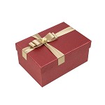 柯柯安（KEKEAN） 创意个性礼品盒 长方形礼物盒 加高节日礼品包装盒 欧式礼盒  高贵红 大号24*17*11.5cm 庆典物品