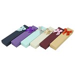 柯柯安（KEKEAN） 纯色钢笔礼品盒 长方形项链包装礼盒  纯色颜色随机D款 19.5*4*2.5cm