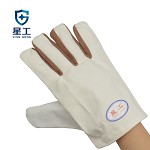 星工（XINGONG）皮布手套 焊工手套耐磨 电焊手套 劳保手套