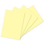 凯萨(KAISA) 彩色复印纸A4打印纸加厚手工DIY卡纸 浅黄色110g