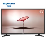 创维（Skyworth）43E361S 43英寸 窄边蓝光高清节能平板液晶电视 黑色 普通电视设备