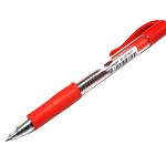 百乐（PILOT）BL-G2-38 按制啫喱笔 超细签字笔中性笔 0.38mm 单支装 红色