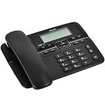 飞利浦（PHILIPS）CORD118 免电池 来电显示电话机/家用座机/办公座机 黑色