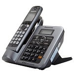 松下(Panasonic) KX-TG53CN（1+1） 数字答录无绳电话机 （金属灰）