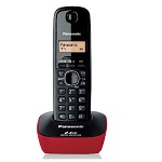 松下(Panasonic) KX-TG12CN-1 数字单无绳电话机 靓丽红