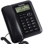 松下(Panasonic) KX-TS318CN 免电池来电显示电话机家用办公座机（黑色）