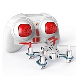 哈博森（Hubsan）H111 Q4迷你四轴飞行器遥控飞机 耐摔儿童玩具航模飞机电动遥控器直升机 白色