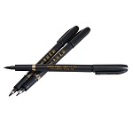 金万年（Genvana）G-0940 书法笔 软笔 签字笔 秀丽笔 毛笔 黑色签字笔 大楷 单只装