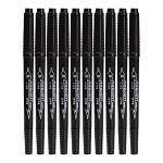 金万年（Genvana）G-902 通乐小双头记号笔 10支装 黑色