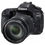 佳能（Canon）EOS 80D 数码相机 APS画幅传感器 2420万像素 3英寸显示屏 加配EF-S 18-200mm f/3.5-5.6 IS镜头 一年保修 黑色