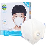 滴露N95防雾霾儿童口罩防PM2.5带呼吸阀智慧型成人口罩 M*3