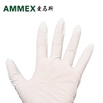 爱马斯(AMMEX) 一次性医用手套乳胶TLCMD橡胶作业检查有粉防滑工业劳保实验食品家务牙科清洁用 TLCMD(M码)