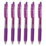 斑马（ZEBRA）JJ15-PU 按动彩色中性笔 水笔 签字笔 0.5mm 1支装 紫色