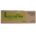 京瓷（kyocera）TK-858 黄色 碳粉墨粉盒（适用于TASKalfa/400ci）