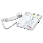 齐心（COMIX）T335 水晶按键电话机 白色 （无报价）